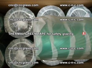 PET GREEN TAPE for EVALAM EVASAFE COOLSAFE EVAFORCE safety glazing (53)