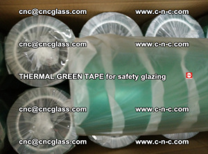 PET GREEN TAPE for EVALAM EVASAFE COOLSAFE EVAFORCE safety glazing (55)