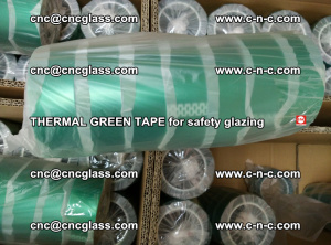 PET GREEN TAPE for EVALAM EVASAFE COOLSAFE EVAFORCE safety glazing (62)