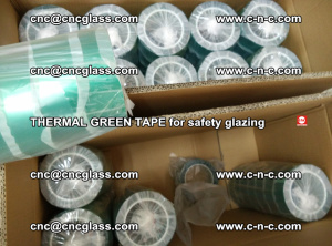 PET GREEN TAPE for EVALAM EVASAFE COOLSAFE EVAFORCE safety glazing (73)